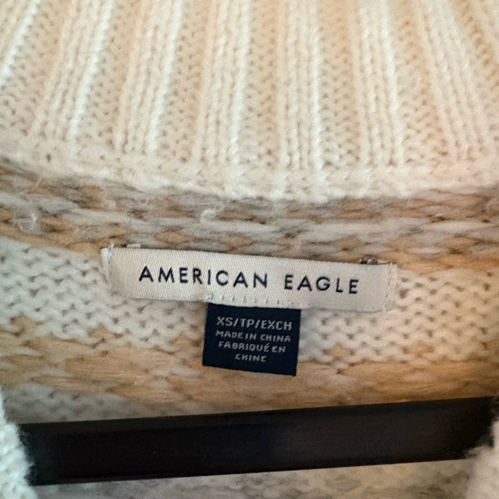 American Eagle Fair Isle Sweater,  XS - Picture 2 of 3